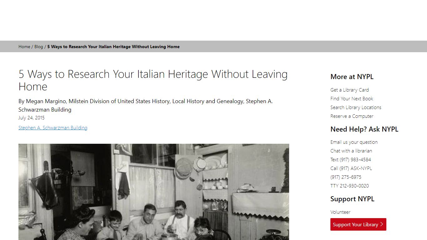5 Ways to Research Your Italian Heritage Without Leaving Home